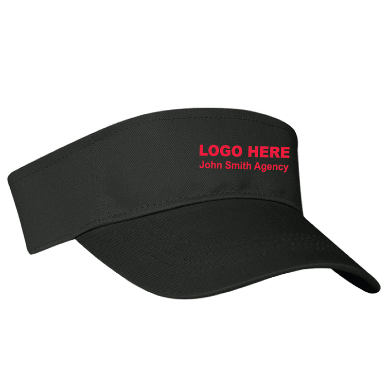 COTTON TWILL VISOR