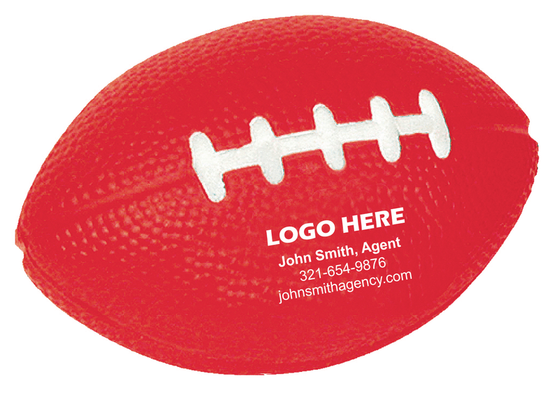 Football Shaped Stress Reliever
