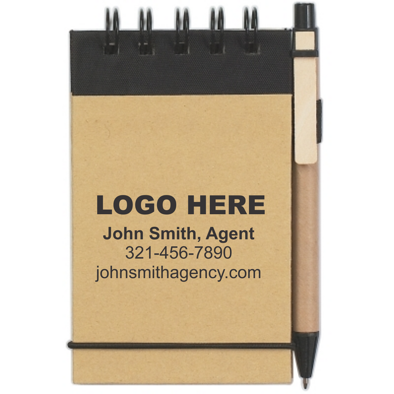 Eco-Inspired Spiral Jotter & Pen